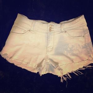 Wax Jean Shorts